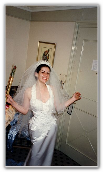 LJ in a Wedding Dress -